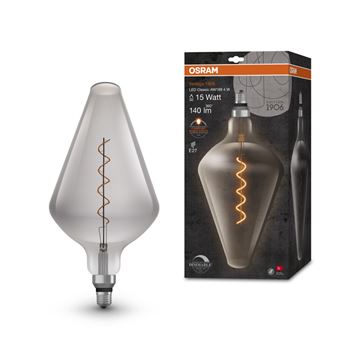 OSRAM Vintage 1906 Kegle 193 Spiral DIM 4W=15W Smoke E27
